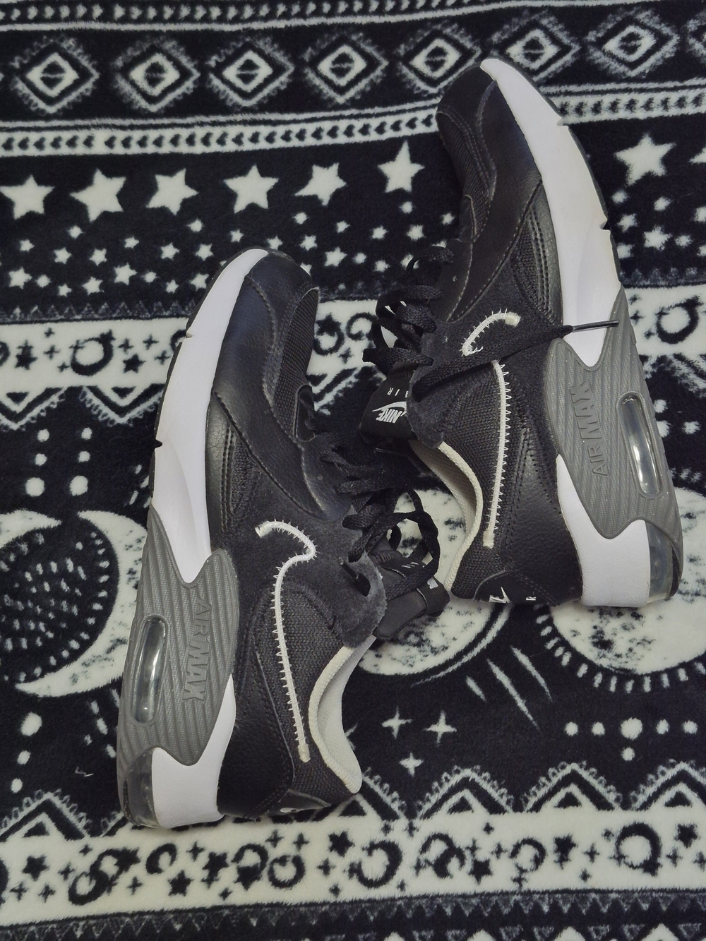 Nike Air Max Black and White Sneakers